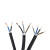 远东电缆RVV软护套线2 3 4 5 6芯0.5/0.75/1/1.5/2.5/4平方国标纯铜控制线 RVV-3*2.5【黑色】【100米/卷】