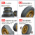 贝傅特 重型8寸TPR单轮 橡胶单轮 工业拖车平板推车轮子承重防滑纹理滑轮单轮