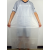 工业白色PVC牛津塑胶耐油耐酸碱防水围裙套袖食品厂食堂渔业围裙 透明套袖35丝 L