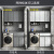 迪诗曼 阳台太空铝洗衣伴侣组合卫生间带搓板滚筒洗衣机柜一体洗衣池 120CM左盆（默认灰色柜体）