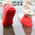 成人儿童便捷防水鞋套加厚耐磨便携雨靴硅胶户外雪地耐脏硅胶鞋套4 深灰（拉链款） M码