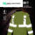 反光棉衣棉服冬季交通安全工作服棉大衣路政高速防寒外套定制 300D防水反光棉衣(黑绿款) XL