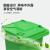 欧润哲 240L大号户外垃圾桶小区物业公用室外商用分类塑料带盖医疗环卫垃圾桶外带轮挂车款翻盖垃圾箱绿色