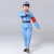 谋福 演出服志表演服 长征合唱服装 蓝色红军长袖套装 170cm 