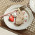 SMVP景德镇餐具花仙子盘子菜盘家用创意网红牛排餐盘套装组合ins风西 大玫瑰6英寸碗 0头