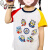 奥特曼3-7岁男短袖T恤亮灯奥特曼男女儿童t恤短袖夏季2024新款卡通可爱 藏青色(发光奥特曼) 80cm