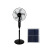 鼎胜丰达太阳能风扇Solar Fan零电费可充电无线便携风大静音落地扇台扇 HS-118趴地款12吋