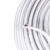 起帆（QIFAN）电缆 BVVB2*1.0平方明装电源线 扁平硬护套硬线 白色100米