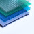 阳光板透明瓦雨棚车棚户外隔热遮雨板采光板温室中空大棚PC耐力板 湖蓝/6.0mm厚(2.1米宽6米长 1张起发货