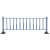 稳东定制护栏隔离栏市政交通公路防撞栏杆锌钢立柱可移动底座成品现货 定制道路护栏