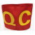现货 QA红袖标袖章定做安全员袖章斜纹面料网印圆形袖套可定制 QC