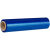 蓝色缠绕膜50CM宽PE拉伸膜蓝色打包膜物流批发大卷包装膜工业用 蓝色25厘米宽 2.8斤