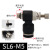 气动接头节流阀SL 4-M5 6-01 8-02 03气管快速接头气缸单向调速阀 SL6-M5
