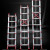 伸缩梯子直梯加厚铝合金升降梯子梯阁楼梯4-12米单面工程梯子 款6米使用高度5.5米5mm 伸缩直梯