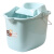 健安加厚拖地桶 塑料洗地桶清洁桶 挤水拖布桶拧水桶擦地桶 北欧蓝