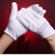白手套棉礼仪工作白色劳保文玩盘珠薄款耐磨加厚作业工业布手套 白-薄款布手套（12双一包）