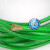 绿钢丝绳包塑葡萄架遮阳网搭大棚牵引百香果猕猴桃细软晾衣绳 8毫米粗一盘20公斤约150米4卡头