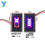 3S锂电池组电量显示器12V汽车电瓶电量指示灯 四级蓄电池电量显示 蓝显 3S锂电充饱12.6V