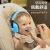迈恻亦宝宝耳罩睡觉坐飞机隔音打架子鼓防噪音静音耳朵防护罩护耳器 浅绿色 新生儿3岁使用