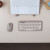 罗技（Logitech）K380蓝牙键盘 笔记本平板IPAD电脑静音键盘多设备时尚超薄便携巧克力按键 烟云灰
