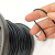 黑色包塑钢丝绳 304不锈钢细钢丝绳2mm1mm1.5mmm4mm5mm 黑色包塑0.8mm(一卷100米)
