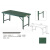 岂伸野战折叠桌椅 全钢制便携指挥桌折叠餐桌帐篷折叠铁桌120厘米军绿桌面可以折叠