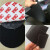 3M黑色网格格纹橡胶板 硅胶垫防滑橡胶垫 带3M背胶硅橡胶条12345 白色