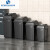 YYN商用无盖垃圾桶大容量厨房卫生桶超大方形餐饮大号加大20L 40L红色长方形桶送垃圾袋