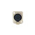 铜针XLR卡侬头公母平衡3芯4芯5芯D型安装话筒卡龙模块LC系列插座 白色3芯母座