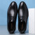 波图蕾斯皮鞋男士系带商务休闲鞋低帮软面德比正装男鞋子 8211 黑色 38