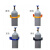 实验室气瓶固定支架ABS塑料钢瓶固定架40L医院气瓶柜防倒氧气筒 蓝色普通款