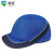 赛锐（SAIRUI）PE防撞安全帽舒适透气网眼车间防撞帽工厂维修防磕碰棒球帽鸭舌帽 蓝色