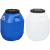 加厚带盖30升公斤桶级涂料50L塑料化工桶25密 50升方桶 普通款 白色