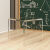 俱兢塑胶凳子 胶凳 方凳塑料 网红小凳子ins板凳透明亚克力凳北欧换的 茶色大号长42.5宽28.5高38.5cm