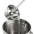 益美得FH-1251 不锈钢水舀水瓢食堂酒店水勺长柄勺子 45CM加长柄口径16CM