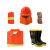 安巧象 97款消防服套装5件套灭火防护服微型消防站全套 橘色 