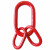 艾科堡 起重子母环28.3吨椭圆形吊环链条吊索具链条连接环高强度圆环 AKB-QLH-30