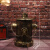 复古铁艺工业风创意个性收纳筒消防栓带盖脚踩金属垃圾桶客厅户外 小号古铜色