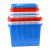 塑料水箱长方形塑料桶方形大桶养鱼水箱水产箱大号水桶带盖养殖箱 70K（蓝色）51*38*29cm