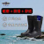 中神盾高筒雨靴防滑耐磨安全靴水鞋防护靴黑色带反光条37SWS-PPES-901