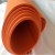 定制激光刀模泡棉弹垫 EVA橘红色橙色高回弹力泡棉 45度刀板弹垫 橙色 3mm厚1*1m(单面带胶)
