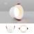 雷士照明（NVC）LED筒灯嵌入式铝材高显色深筒天花灯防眩光窄边框走廊过道灯 8瓦三色调光白色 开孔90-95mm