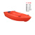 季嵘 救援应急捕渔船养殖保洁加厚塑胶船小船钓鱼艇 双层pe坚固船塑料船 3.1米船