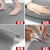 防滑垫PVC塑料地毯卫生间厨房浴室隔水地垫大面积商用s型防滑地垫 耐磨型加厚5.5毫米】灰色 60X30【厘米】