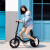 永步（yongbu）折叠电动自行车小型锂电代驾车代步助力车便携超轻迷你智能电动车 黑色【LG电池10AH】可折叠+40KM