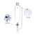 垒固 四氟活塞恒压滴液分液漏斗实验室反应釜配件漏斗 四氟活塞50ml/19*19