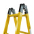 绝缘人字梯玻璃钢电工绝缘高低凳伸缩电力通信工程升降关节折叠梯 人字梯 合梯1.5米