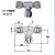 熊川  不锈钢316   1/2三通接头 SS-8UTF