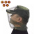 普达 防虫帽 养蜂防蜂日常防护遮脸透气纱网遮阳面罩 户外男女防蚊劳保帽10个装
