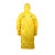 代尔塔 407007连体雨衣PVC雨衣成人雨衣防暴雨带反光条 黄色 XXL 